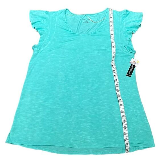 NWT HUEtique Sleepwear Women’s Flutter Sleeve Sleep Shirt, Size L - Picture 4 of 7